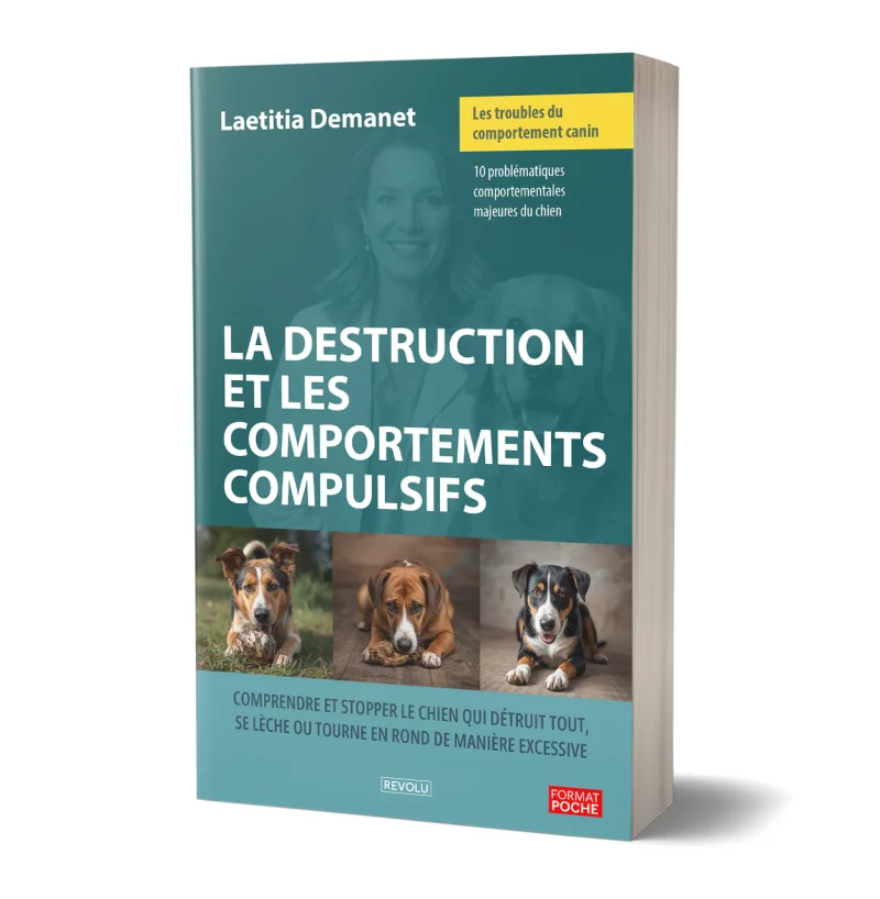 Les troubles du comportement canin – La destruction et les comportements compulsifs par Laetitia Demanet - Éditions Revolu
