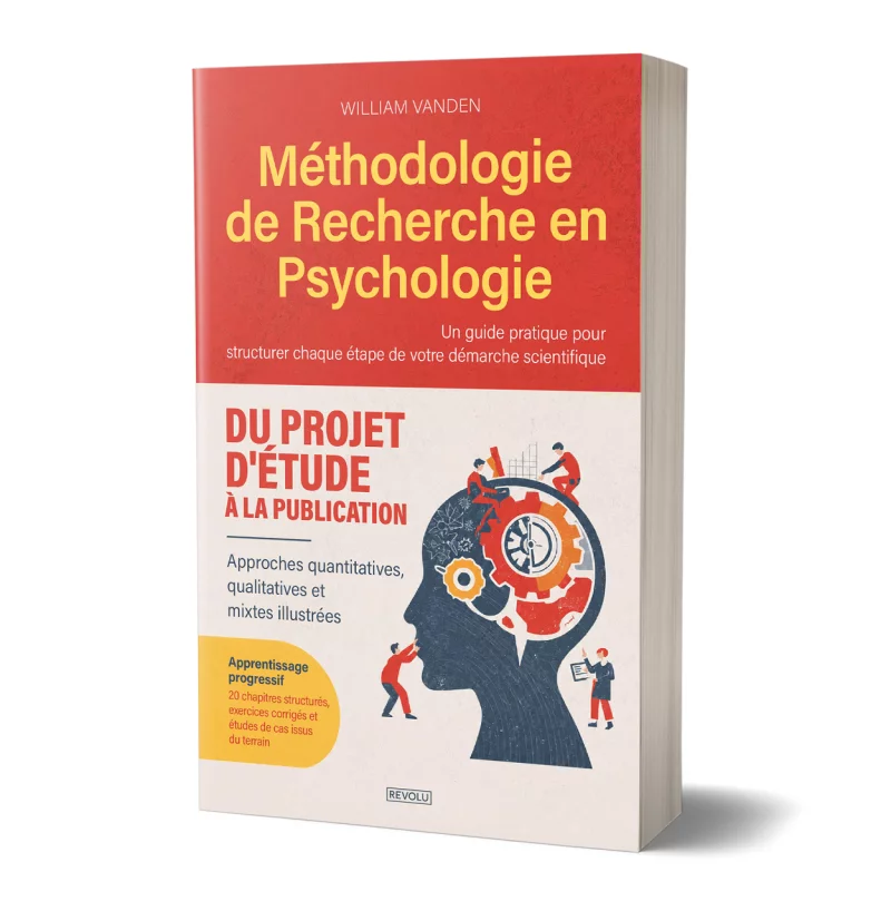 Méthodologie de Recherche en Psychologie par William Vanden - Éditions Revolu