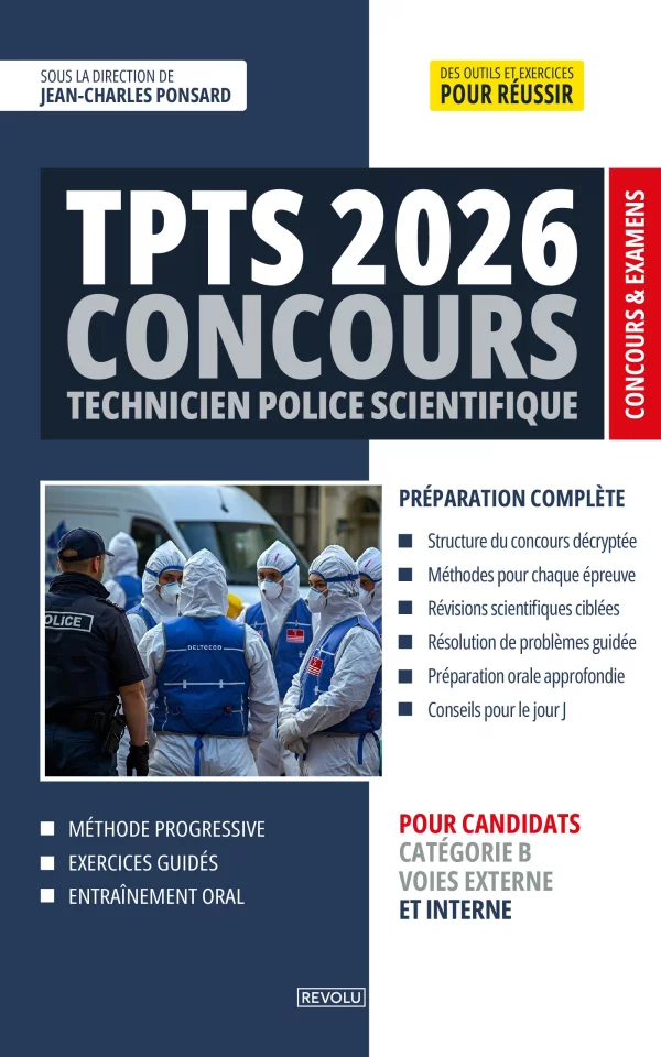 TPTS - Concours Technicien Police Scientifique – Édition 2026